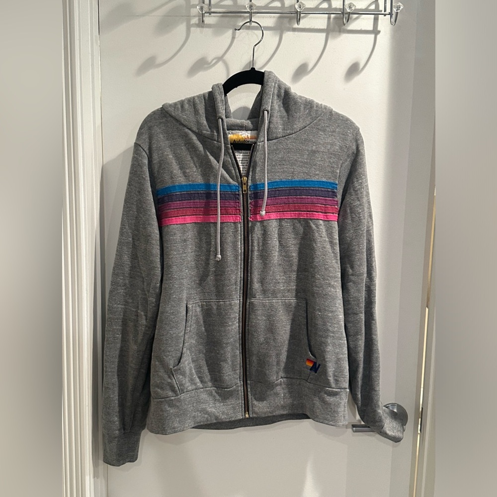 Iconic Aviator Nation 5-Stripe Hoodie 😎